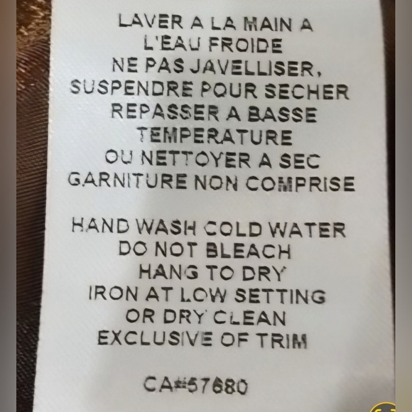 NWOT Lily Moss Shirt Button Down Festive Party / Sz P/M / Copper-coloured - Picture 11 of 16